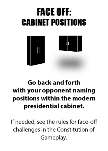Face-Off: Cabinet Positions