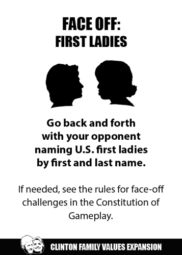 Face-Off: First Ladies
