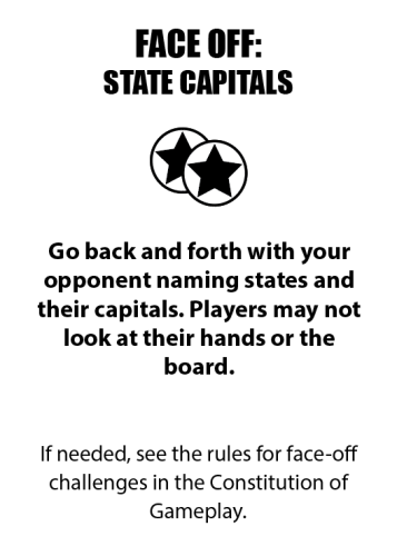 Face-Off: State Capitals